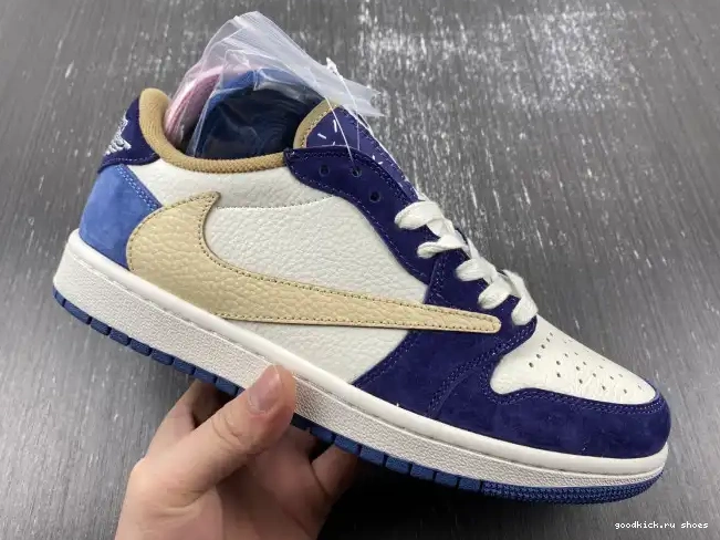 SCOTT TRAVIS AIR X JORDAN 1 CUSTOM DM7866-808 0506